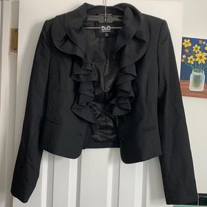 Dolce & Gabbana Ruffle Blazer Size 42